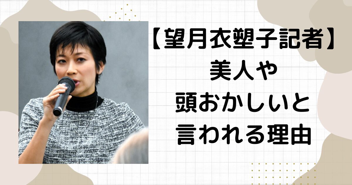 望月衣塑子が美人だけど頭おかしい？竹田恒泰と犬猿の仲⁉︎